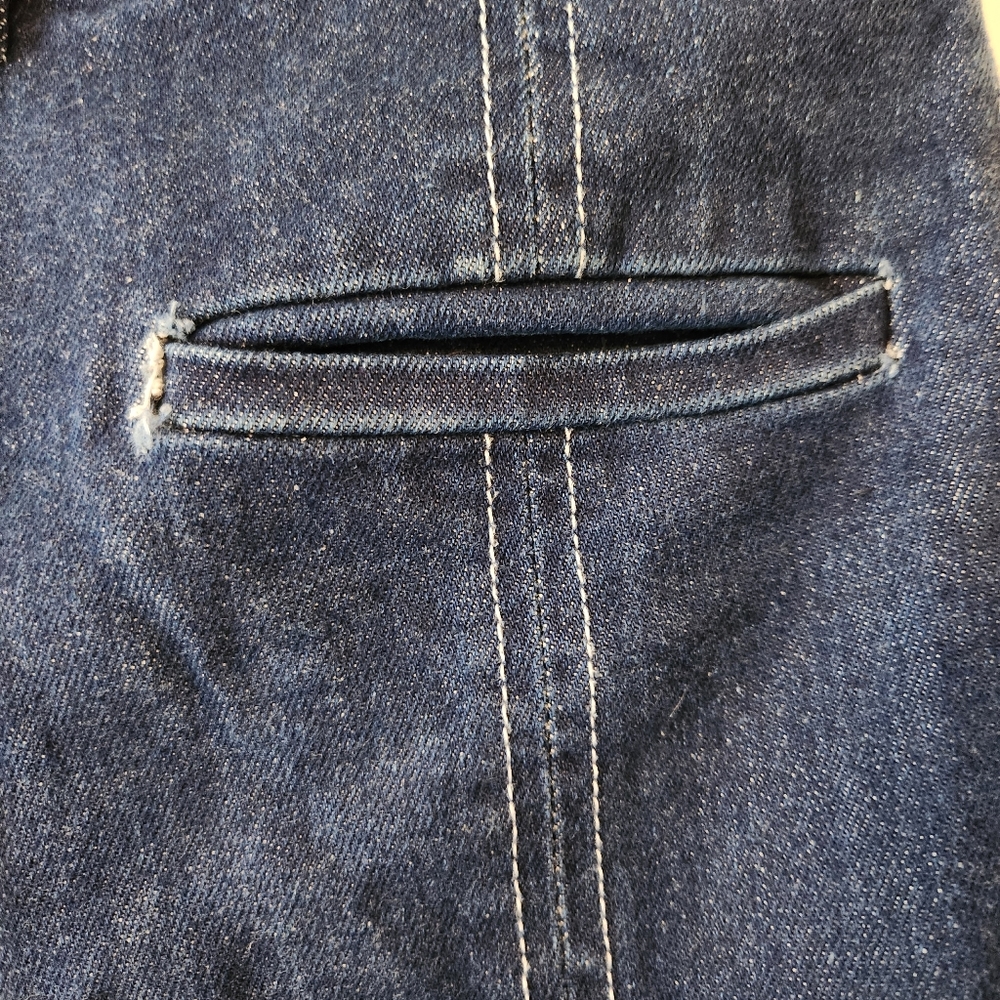 Opening Ceremony Medium Wash Blue Denim Carpenter White Stitch Detail Jeans - Picture 6 of 10